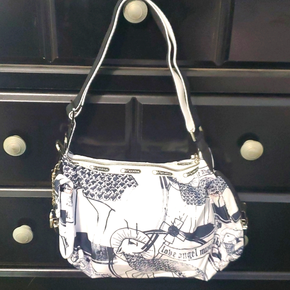 Gently Used - LeSportsac for Gwen Stefani Lamb Top Zip Hobo Purs
